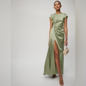 Reformation Birch Silk Dress